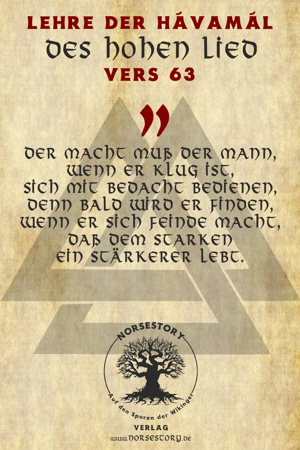 Kundgabe aus der Hávamál