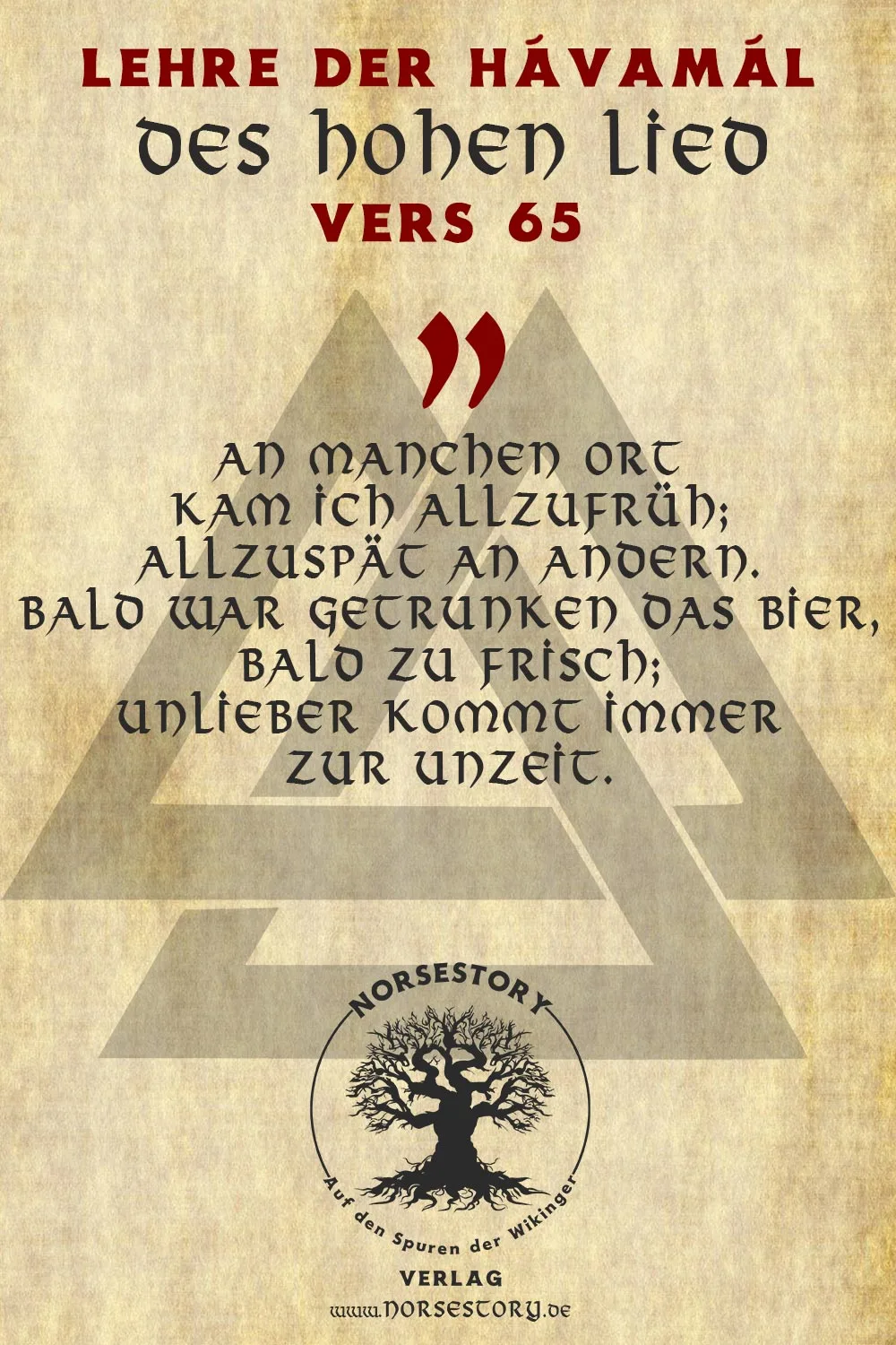 Kundgabe aus der Hávamál