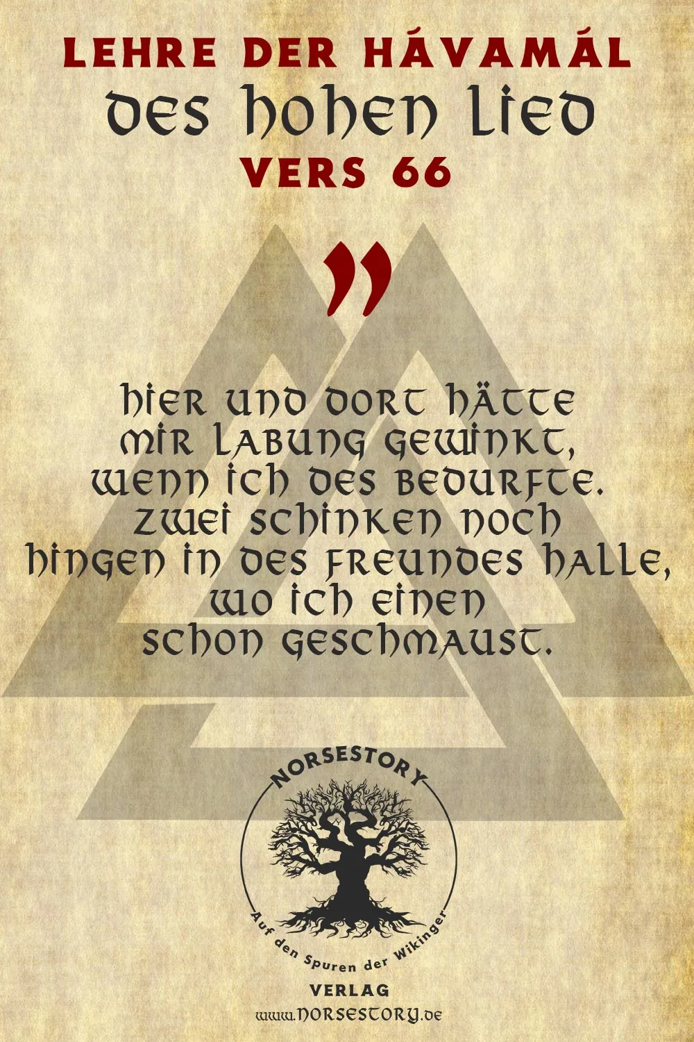 Kundgabe aus der Hávamál