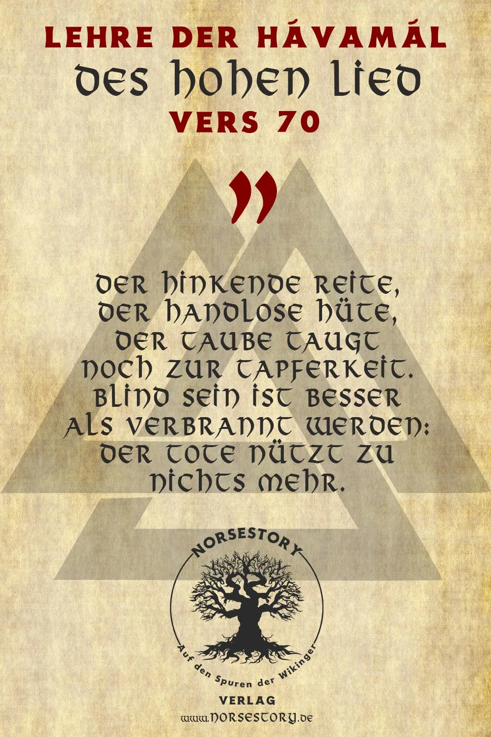 Kundgabe aus der Hávamál