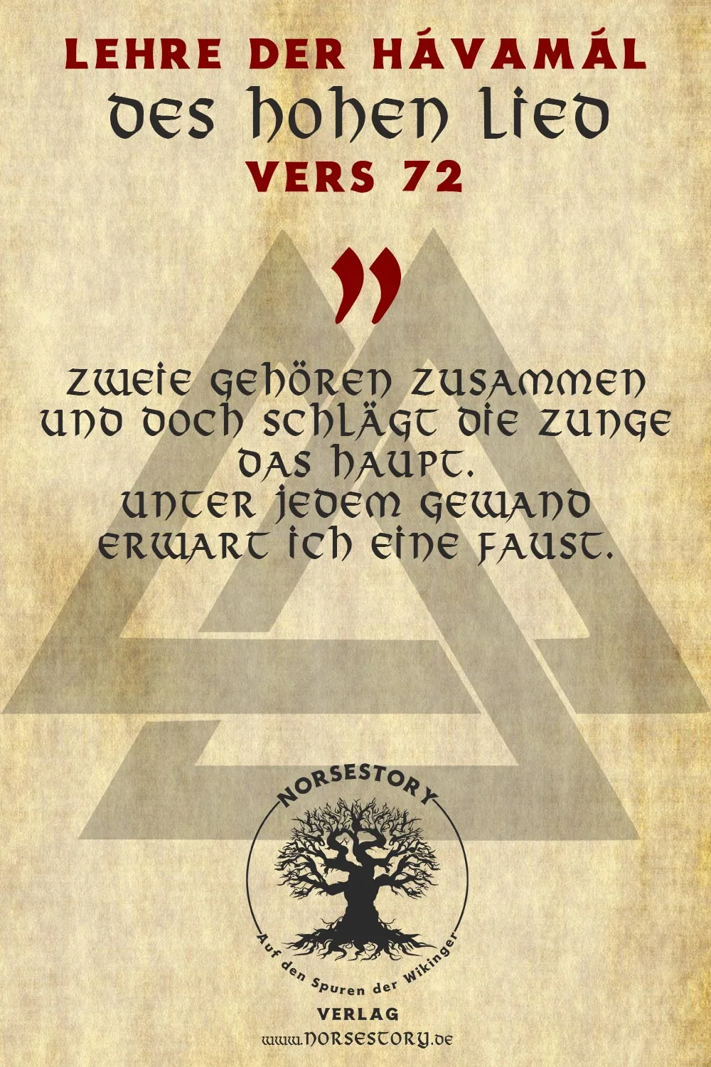 Kundgabe aus der Hávamál