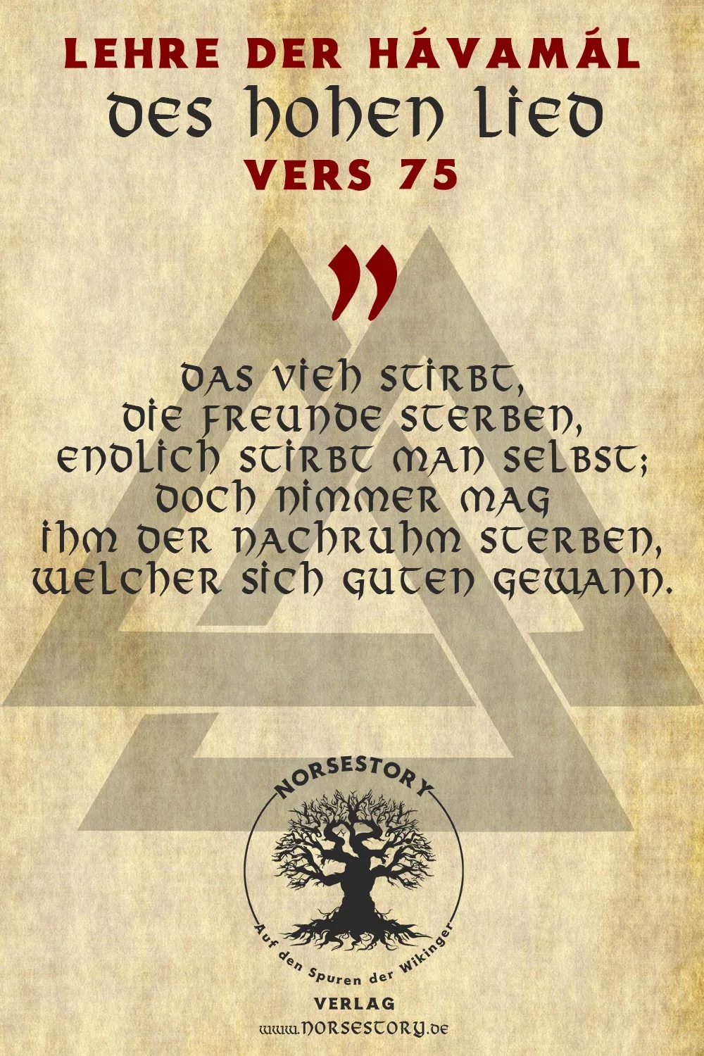 Kundgabe aus der Hávamál