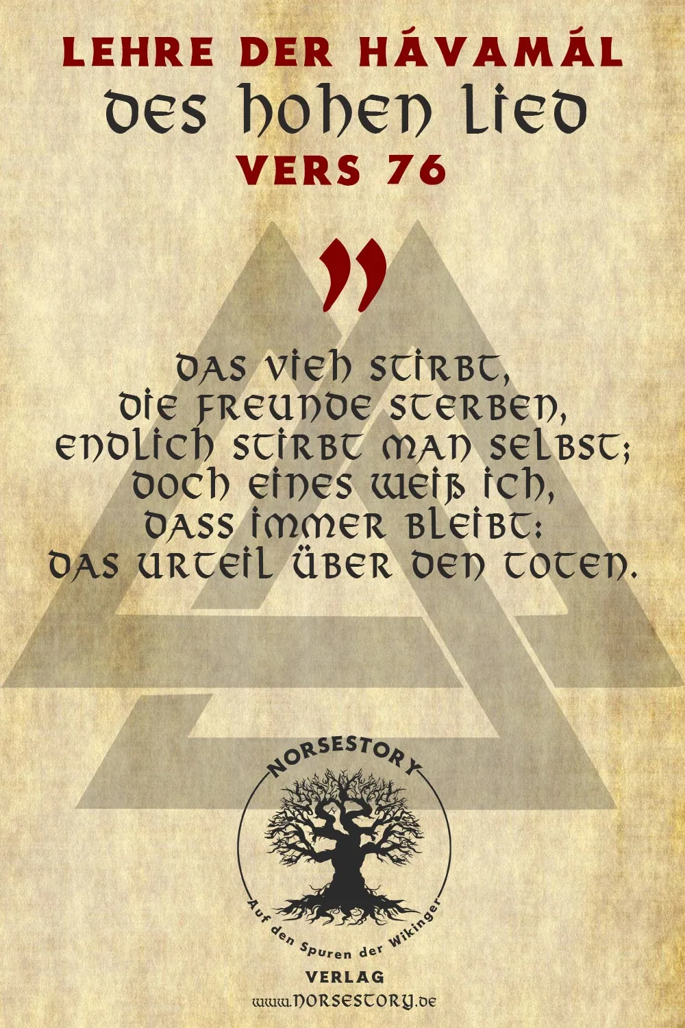 Kundgabe aus der Hávamál