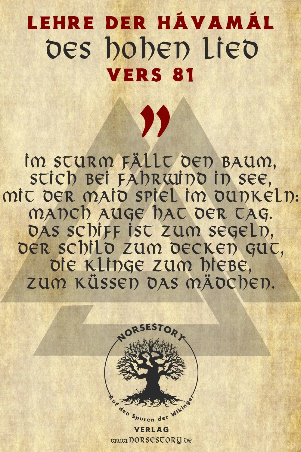 Kundgabe aus der Hávamál