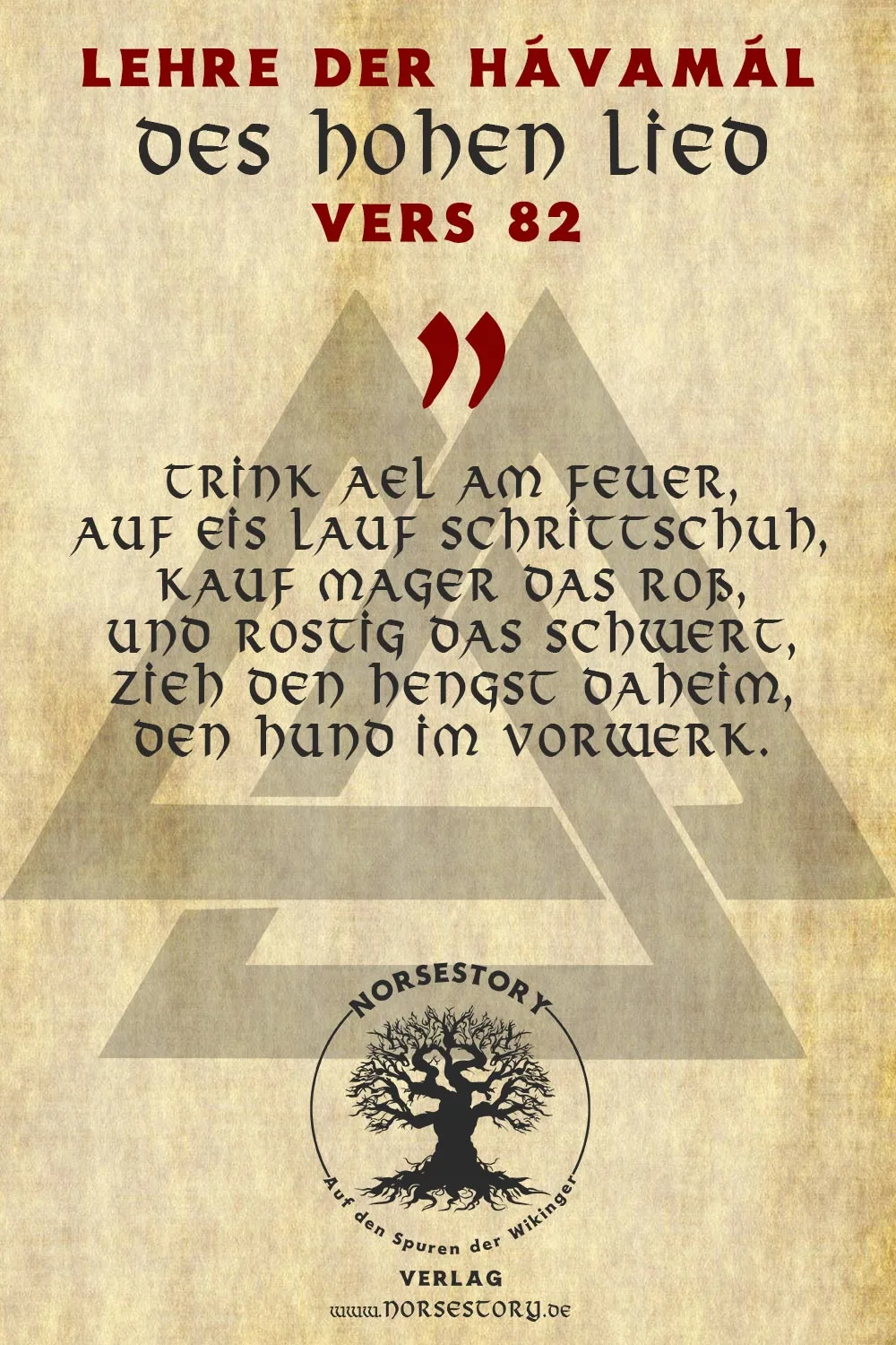Kundgabe aus der Hávamál