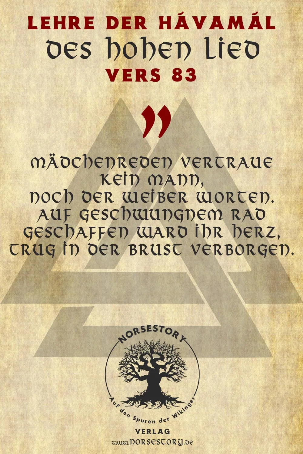 Kundgabe aus der Hávamál