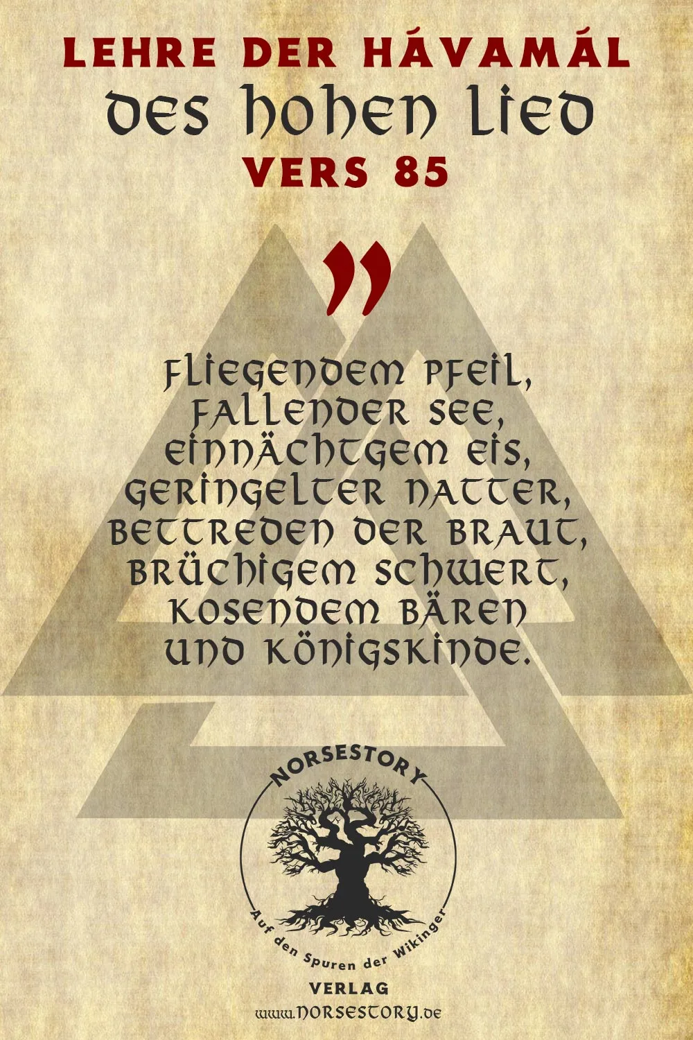 Kundgabe aus der Hávamál
