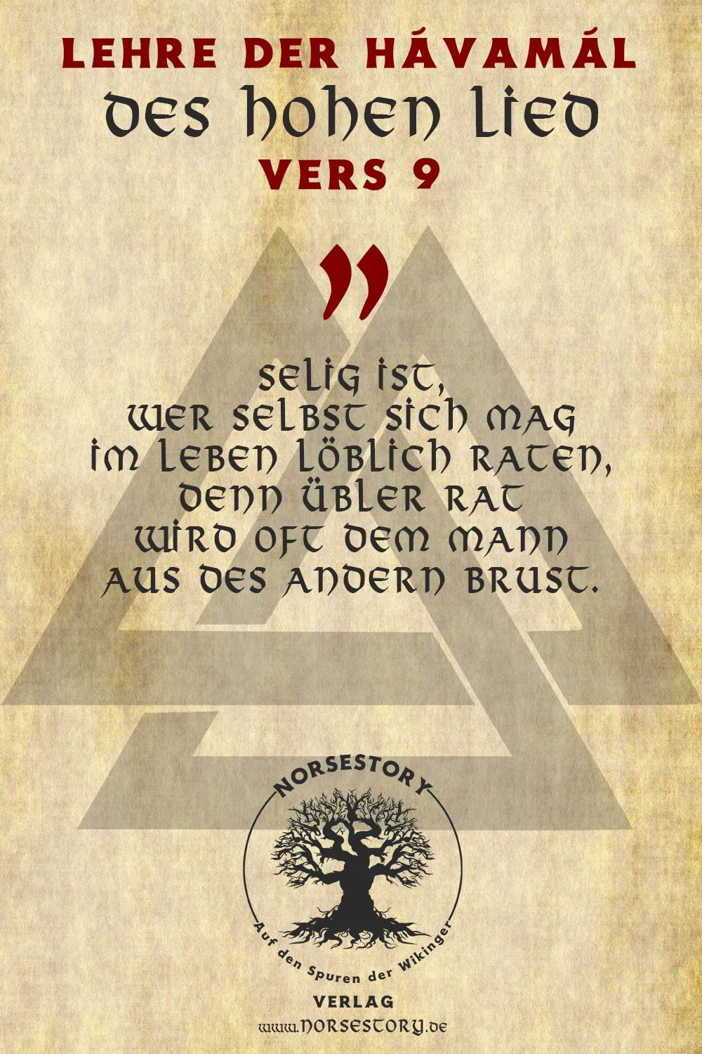 Kundgabe aus der Hávamál