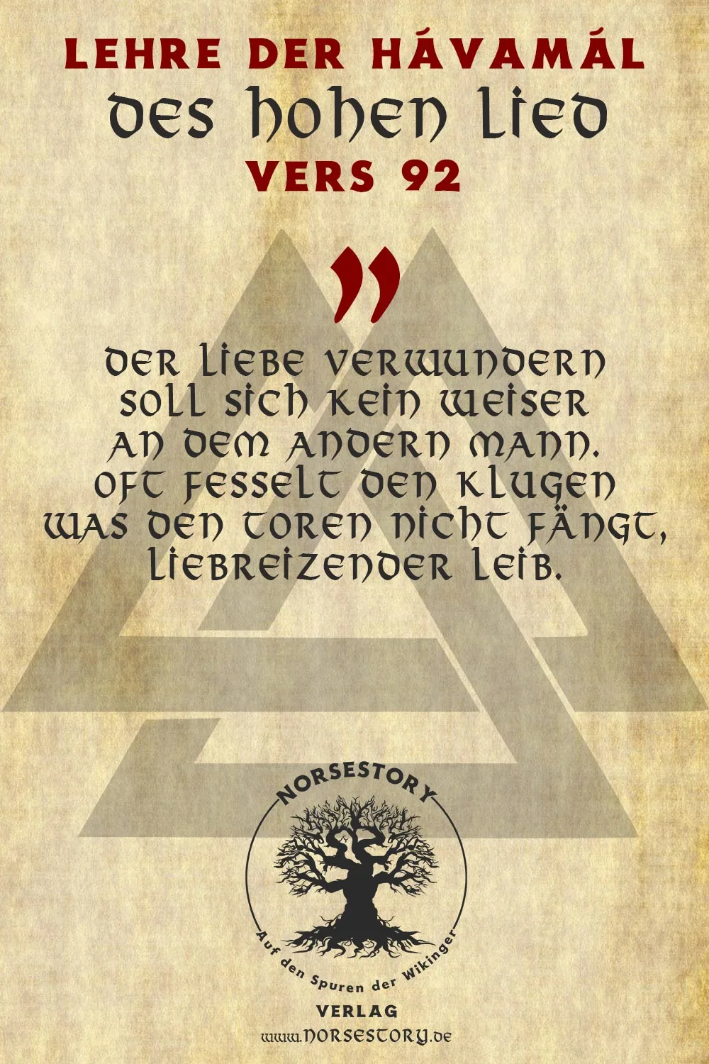 Kundgabe aus der Hávamál