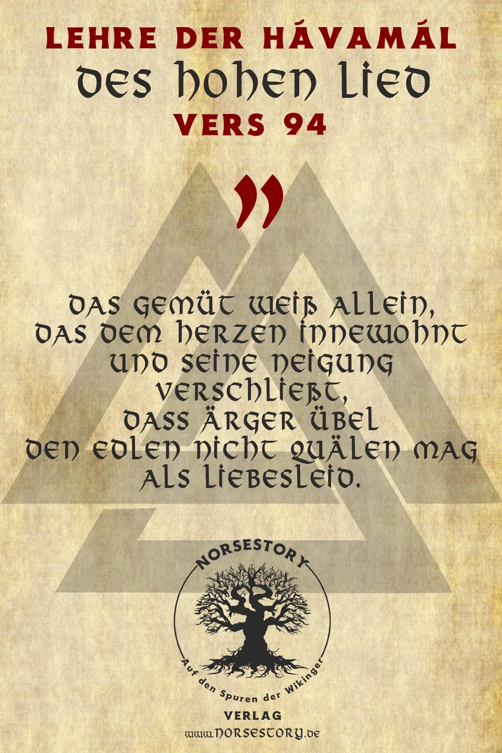Kundgabe aus der Hávamál