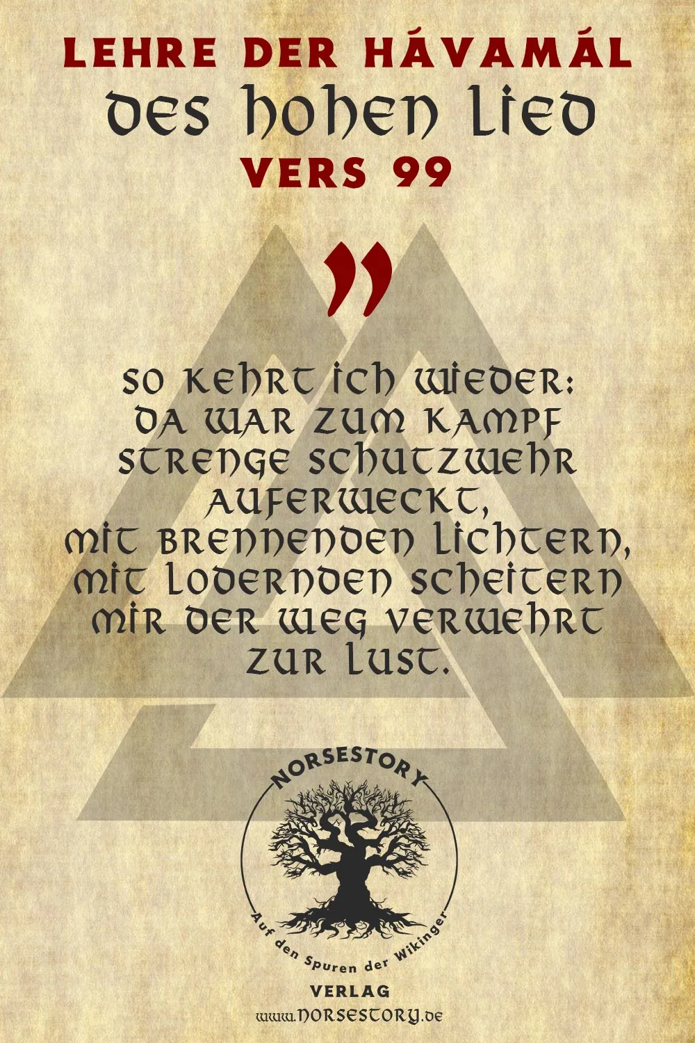 Kundgabe aus der Hávamál