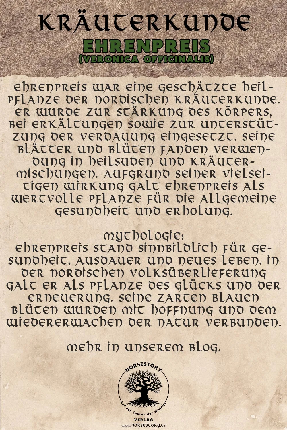 Kundgabe aus der Kräuterkunde