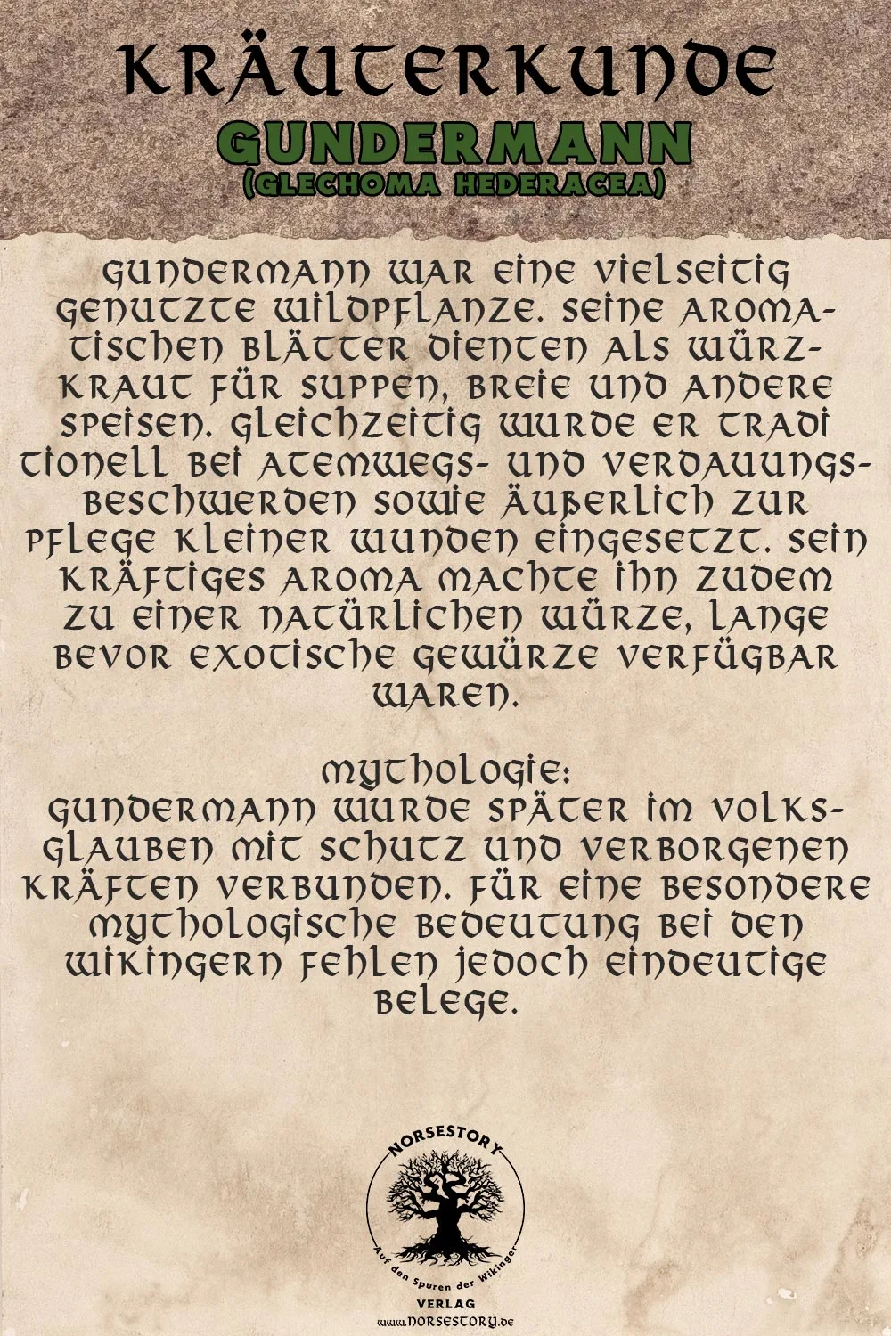 Kundgabe aus der Kräuterkunde