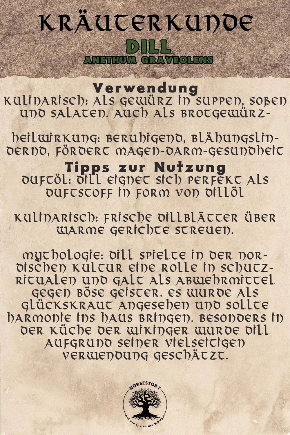 Kundgabe aus der Kräuterkunde