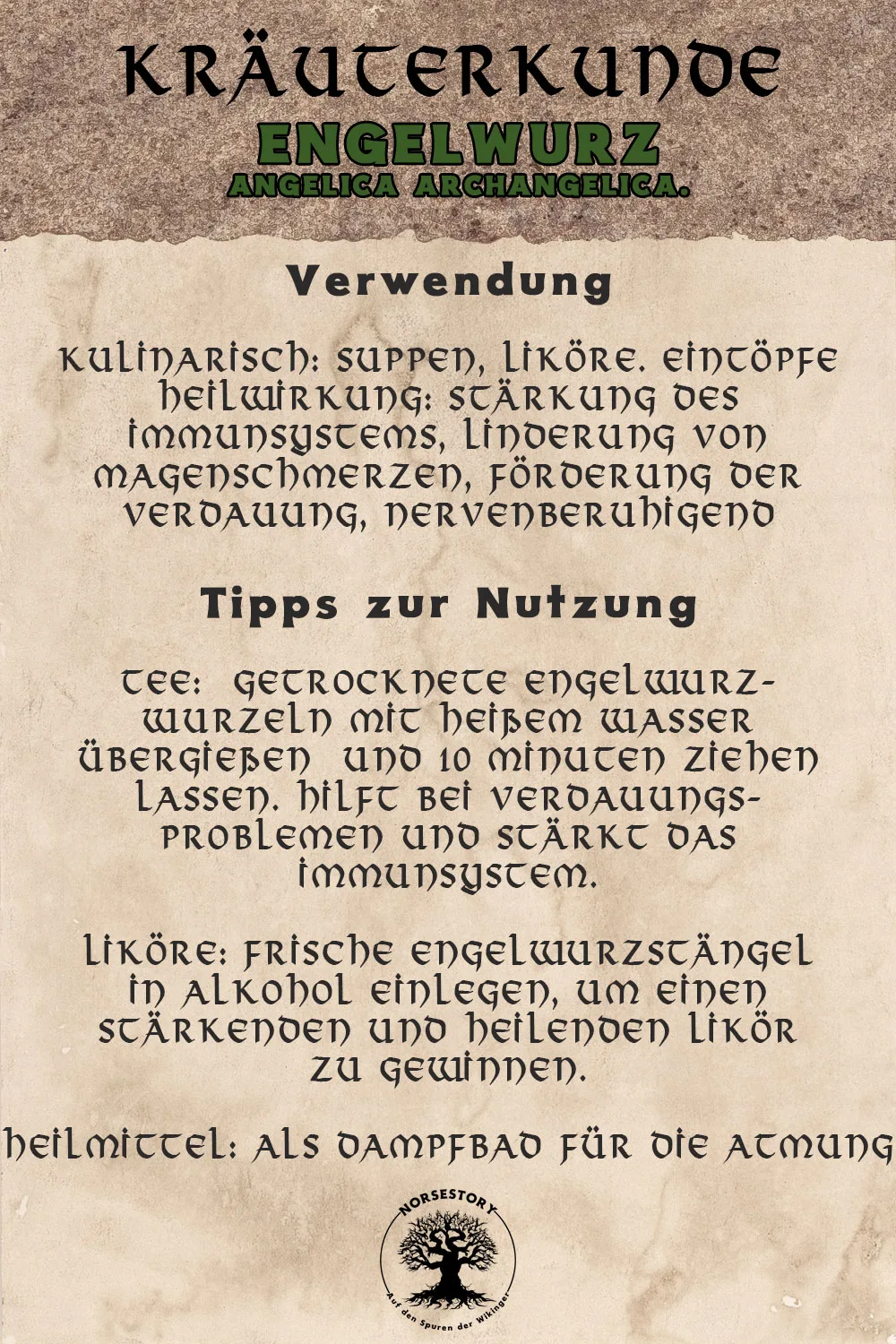 Kundgabe aus der Kräuterkunde
