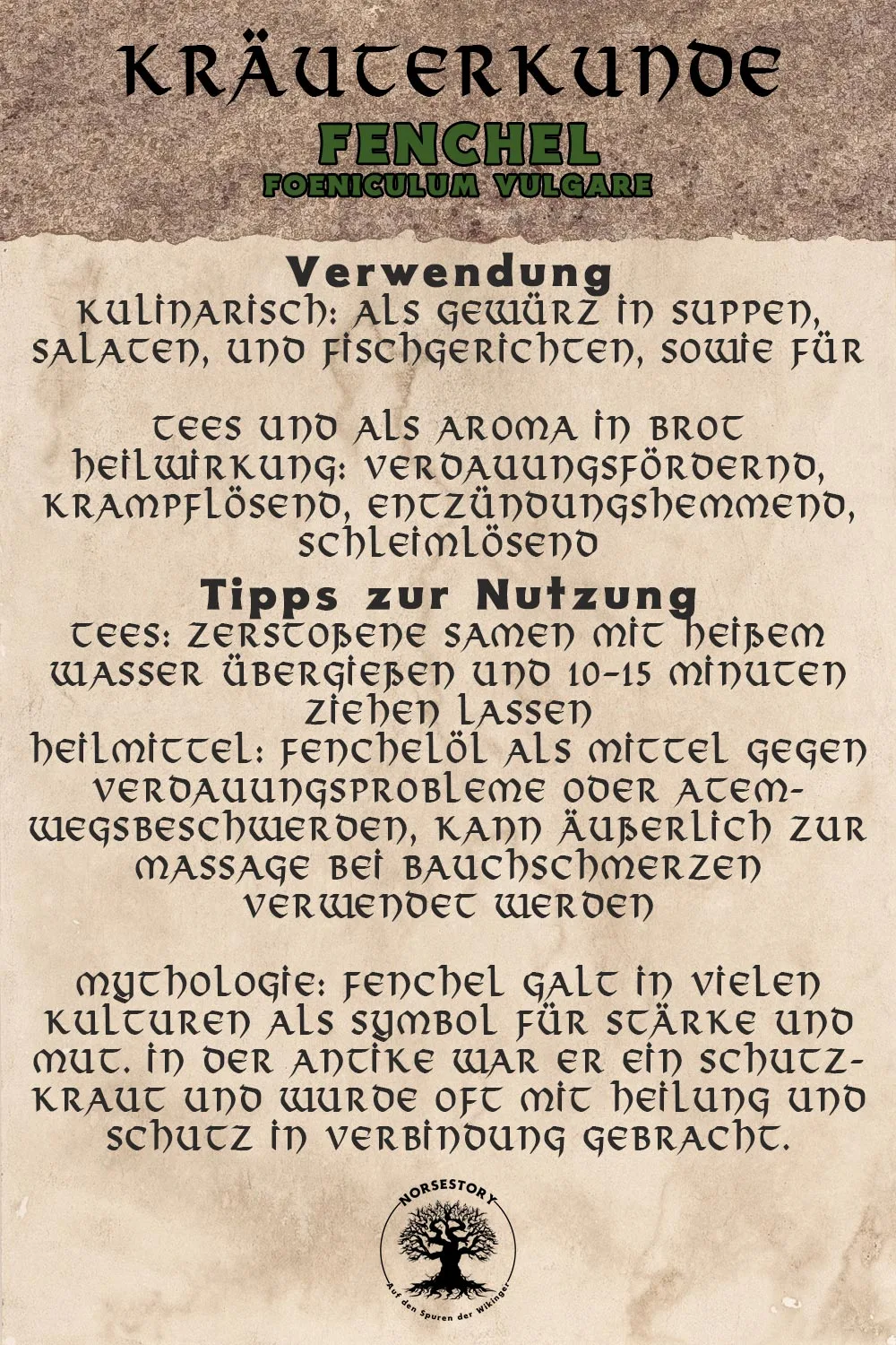 Kundgabe aus der Kräuterkunde