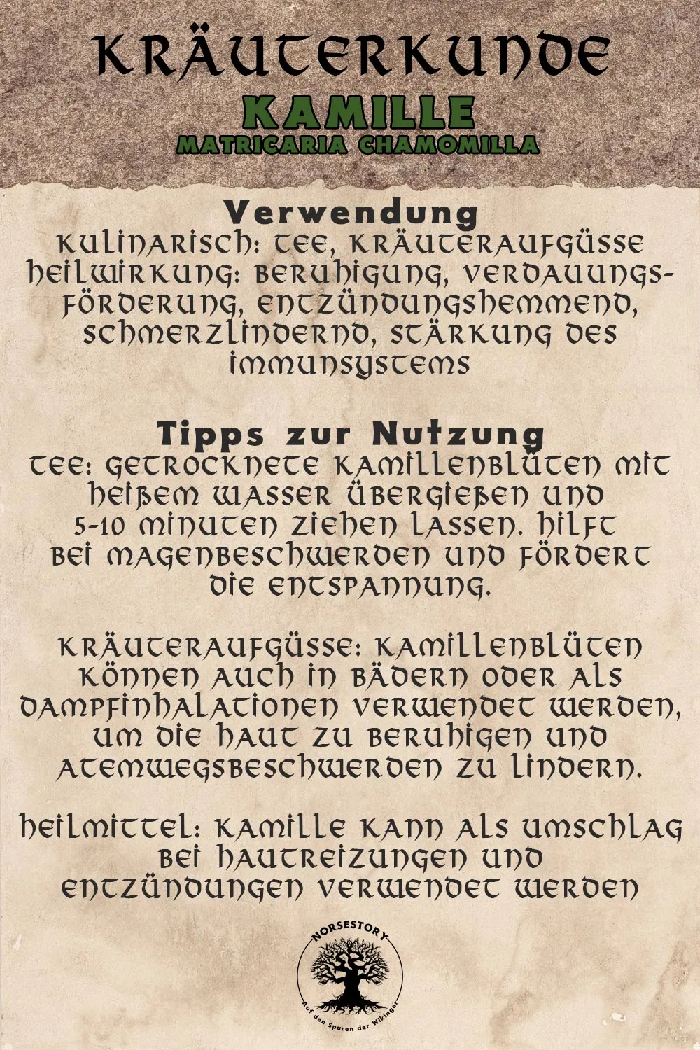 Kundgabe aus der Kräuterkunde