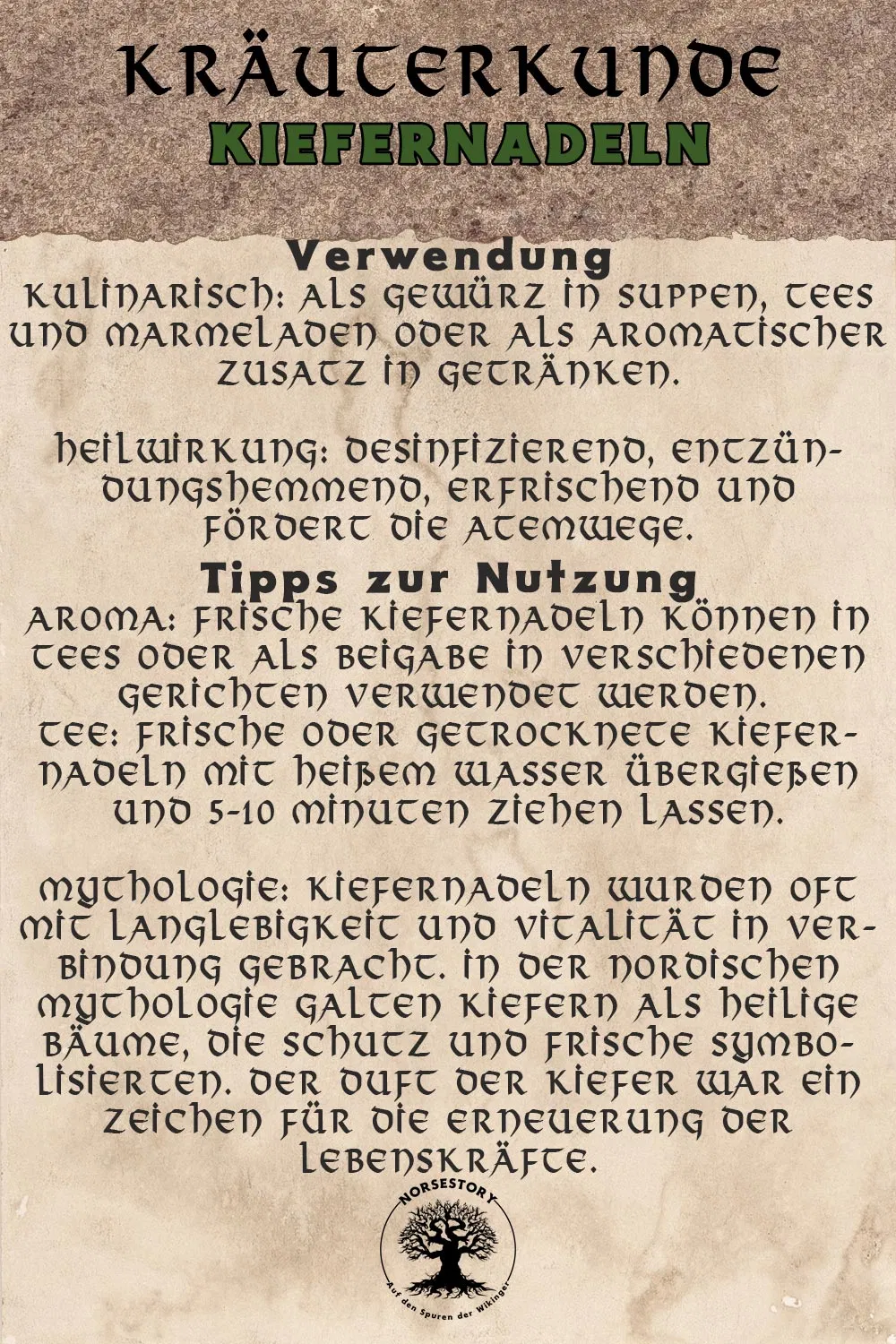 Kundgabe aus der Kräuterkunde