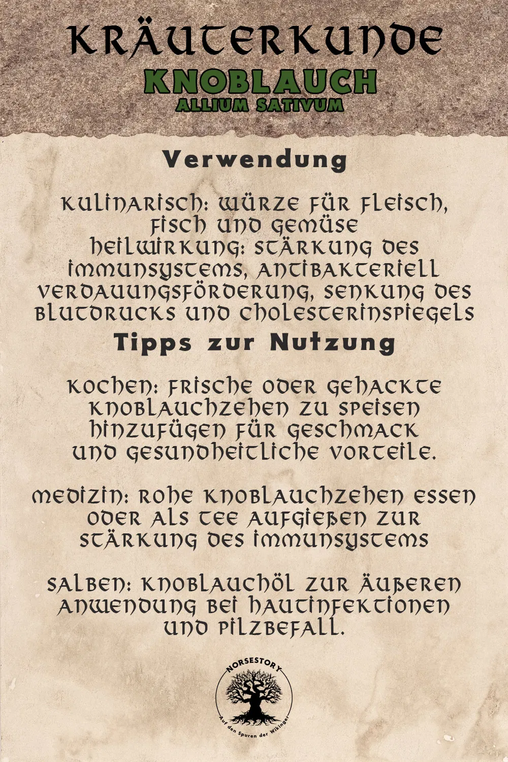 Kundgabe aus der Kräuterkunde