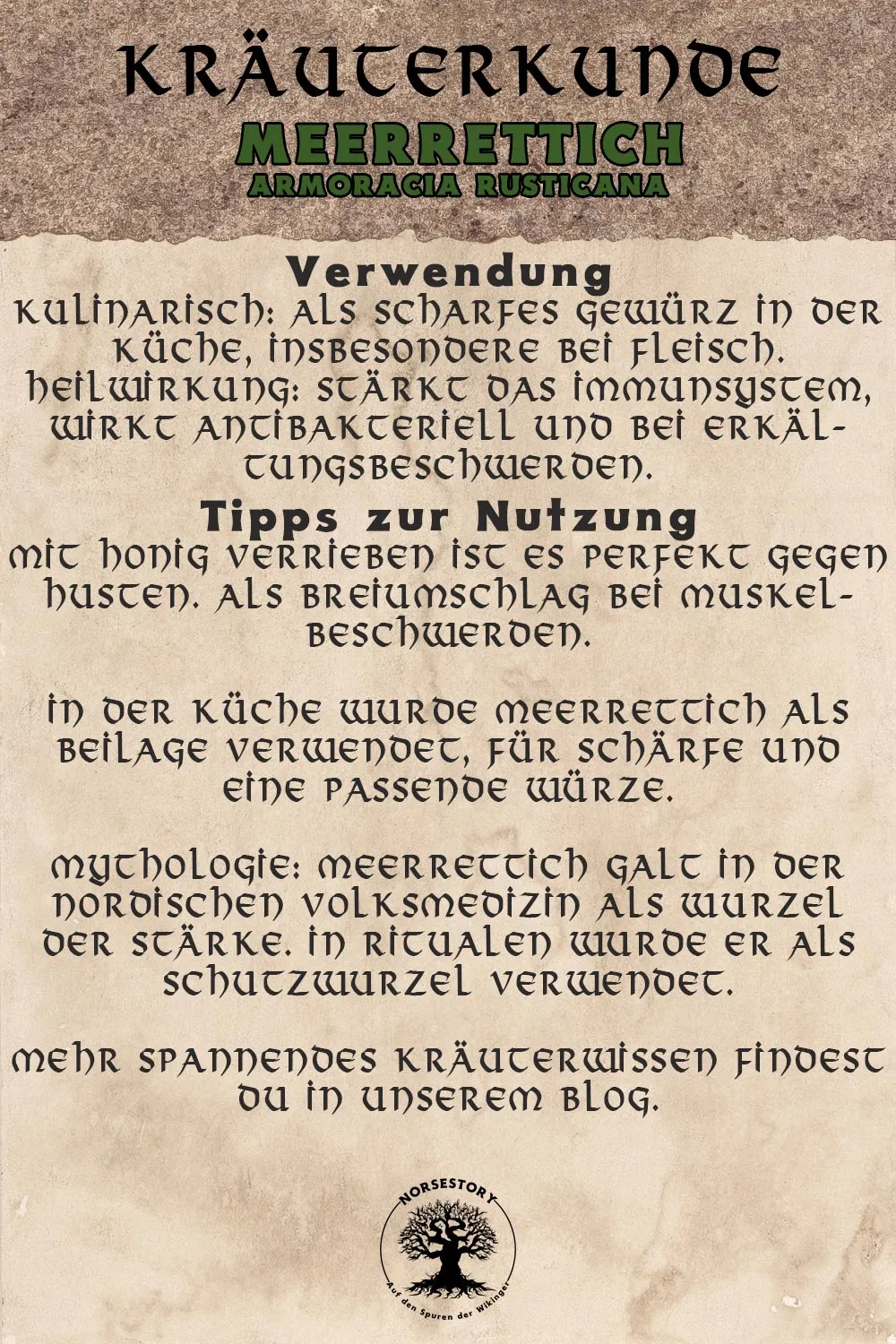 Kundgabe aus der Kräuterkunde