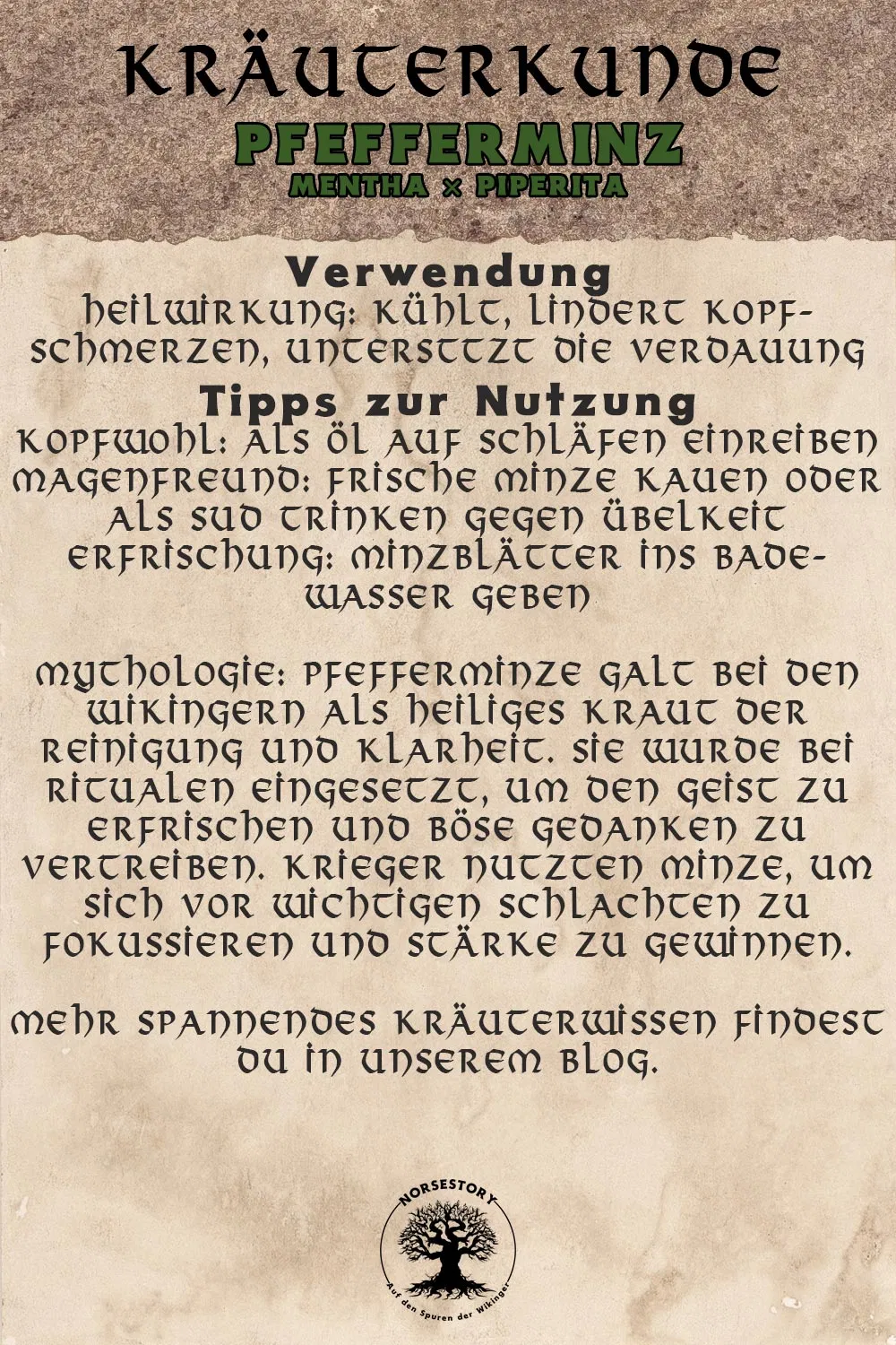 Kundgabe aus der Kräuterkunde
