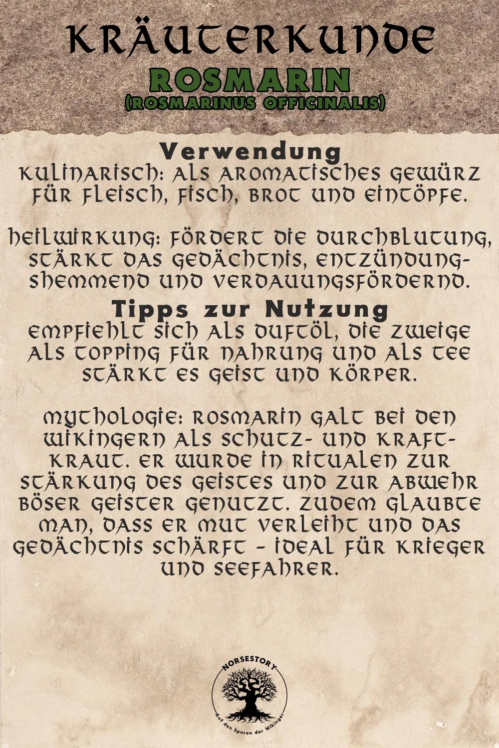 Kundgabe aus der Kräuterkunde