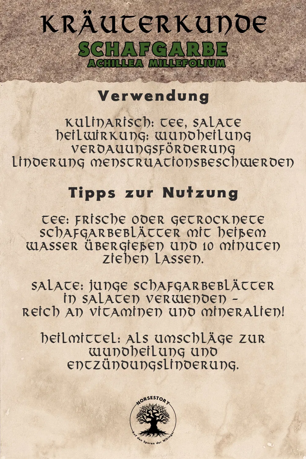 Kundgabe aus der Kräuterkunde