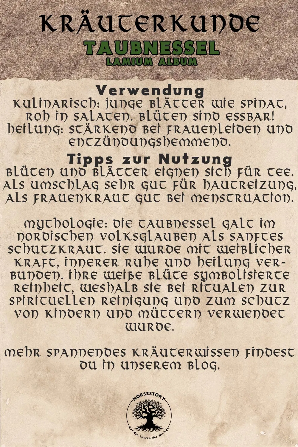 Kundgabe aus der Kräuterkunde