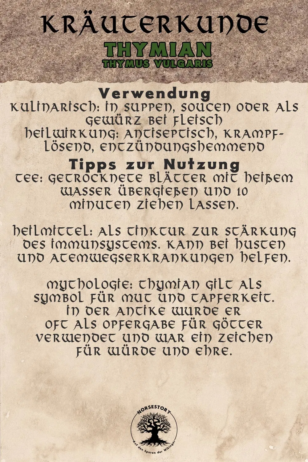 Kundgabe aus der Kräuterkunde