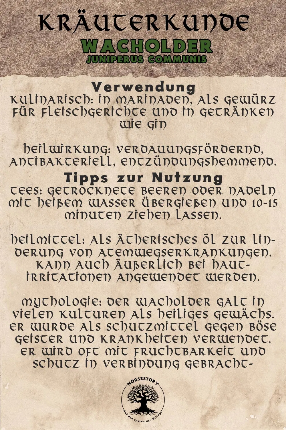 Kundgabe aus der Kräuterkunde
