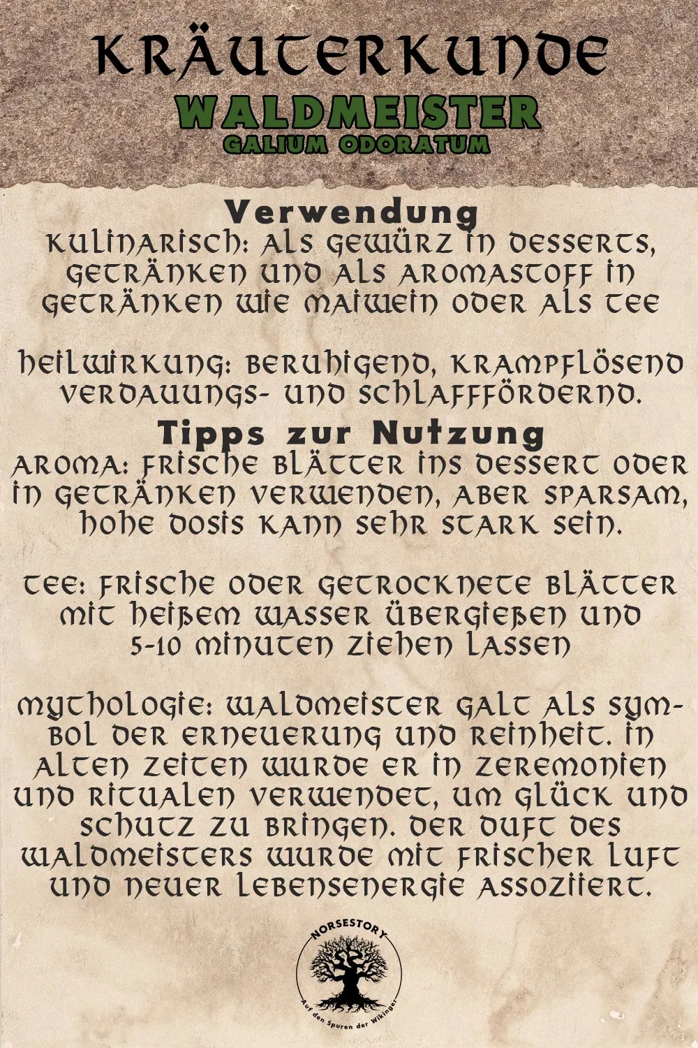 Kundgabe aus der Kräuterkunde