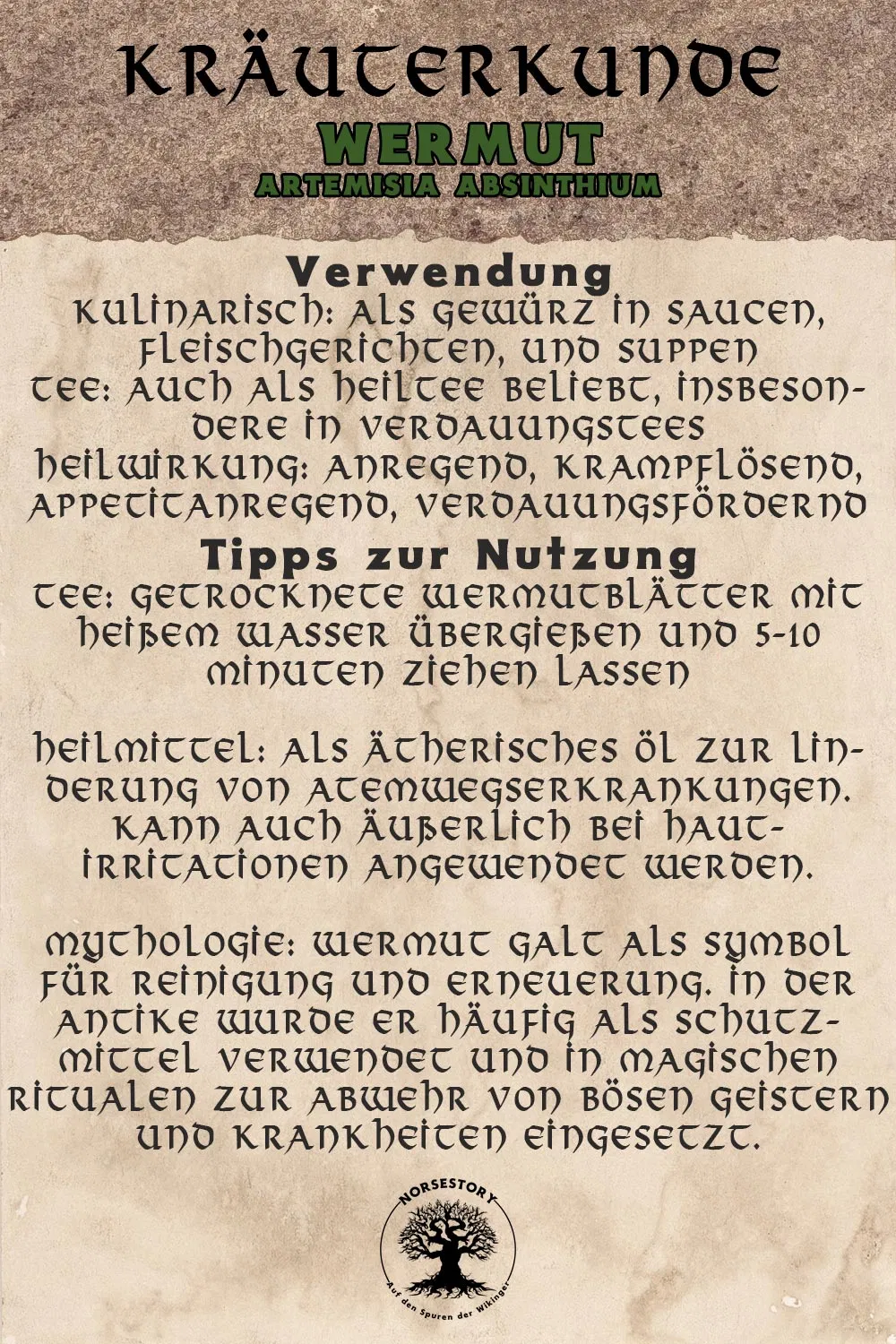 Kundgabe aus der Kräuterkunde