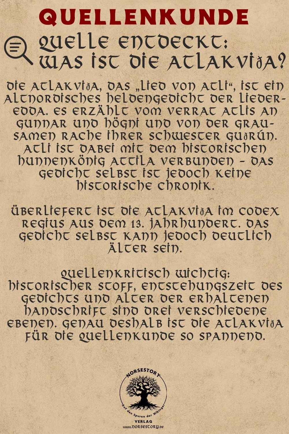 Kundgabe aus der Quellenkunde