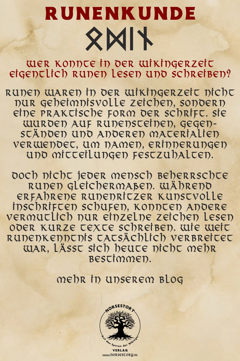 Kundgabe aus der Runenkunde